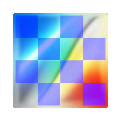 ICS November (International Code of Signals) Holographic STICKER Die-Cut Vinyl Decal 3 Inch - The Sticker Space