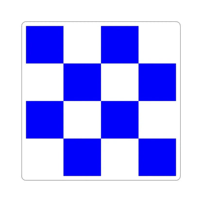 ICS November (International Code of Signals) STICKER Vinyl Die-Cut Decal 3 Inch - The Sticker Space