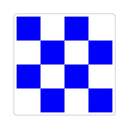 ICS November (International Code of Signals) STICKER Vinyl Die-Cut Decal 4 Inch - The Sticker Space