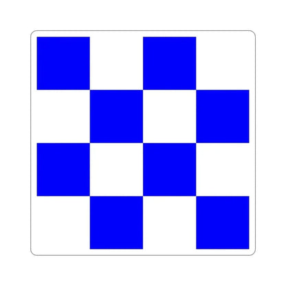 ICS November (International Code of Signals) STICKER Vinyl Die-Cut Decal 5 Inch - The Sticker Space