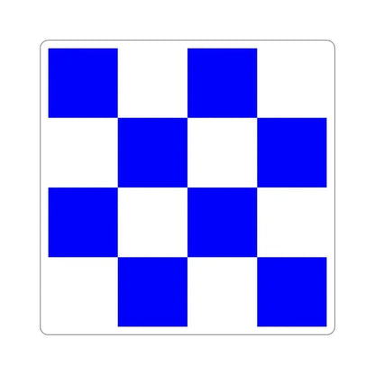 ICS November (International Code of Signals) STICKER Vinyl Die-Cut Decal 5 Inch - The Sticker Space