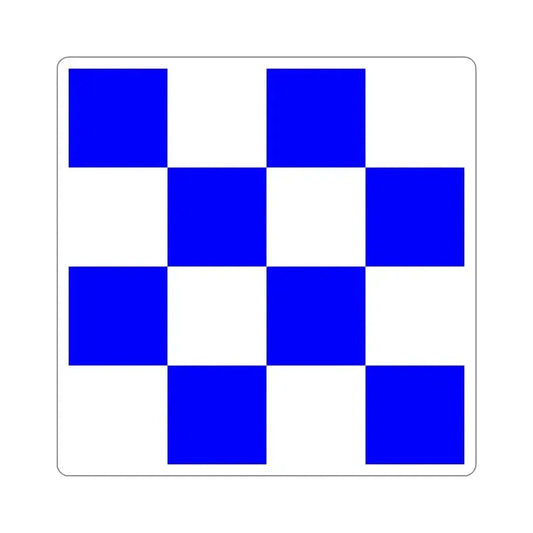 ICS November (International Code of Signals) STICKER Vinyl Die-Cut Decal 6 Inch - The Sticker Space