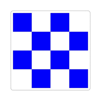 ICS November (International Code of Signals) STICKER Vinyl Die-Cut Decal 6 Inch - The Sticker Space