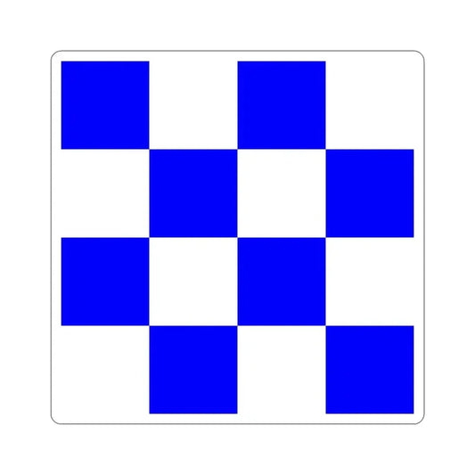 ICS November (International Code of Signals) STICKER Vinyl Die-Cut Decal 6 Inch - The Sticker Space