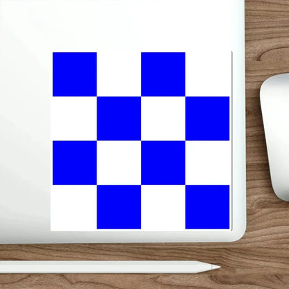 ICS November (International Code of Signals) STICKER Vinyl Die-Cut Decal - The Sticker Space