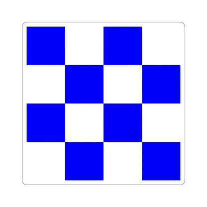 ICS November (International Code of Signals) STICKER Vinyl Die-Cut Decal - The Sticker Space