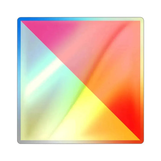 ICS Oscar (International Code of Signals) Holographic STICKER Die-Cut Vinyl Decal 6 Inch - The Sticker Space