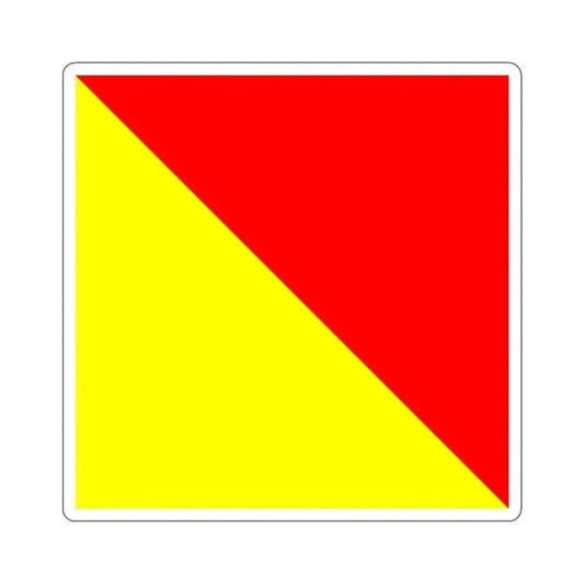 ICS Oscar (International Code of Signals) STICKER Vinyl Die-Cut Decal 2 Inch - The Sticker Space