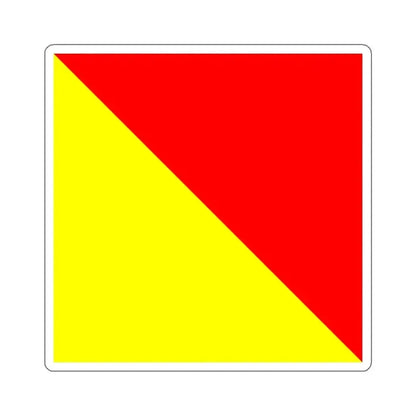 ICS Oscar (International Code of Signals) STICKER Vinyl Die-Cut Decal 3 Inch - The Sticker Space