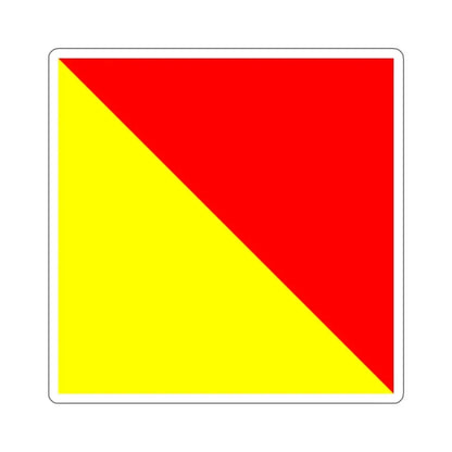 ICS Oscar (International Code of Signals) STICKER Vinyl Die-Cut Decal - The Sticker Space