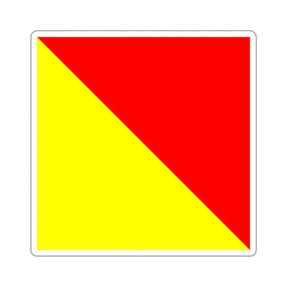 ICS Oscar (International Code of Signals) STICKER Vinyl Die-Cut Decal - The Sticker Space