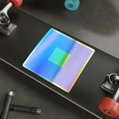 ICS Papa (International Code of Signals) Holographic STICKER Die-Cut Vinyl Decal - The Sticker Space