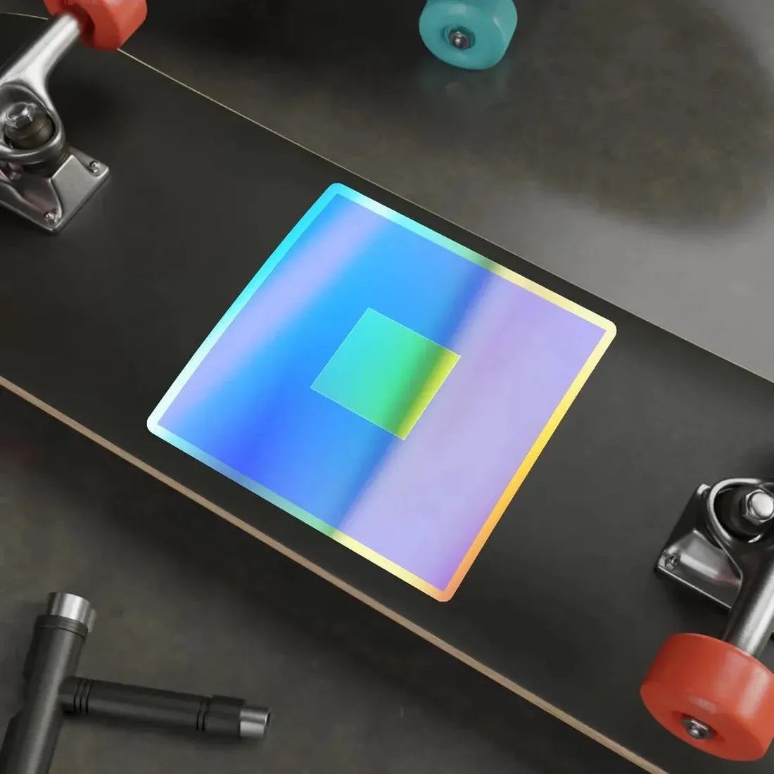 ICS Papa (International Code of Signals) Holographic STICKER Die-Cut Vinyl Decal - The Sticker Space