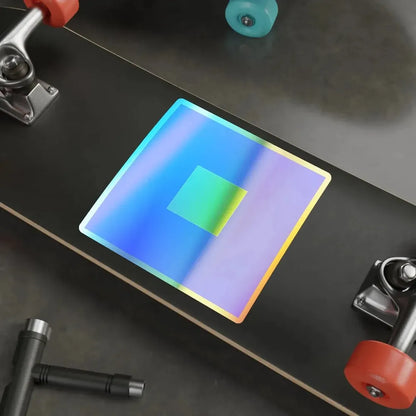 ICS Papa (International Code of Signals) Holographic STICKER Die-Cut Vinyl Decal - The Sticker Space