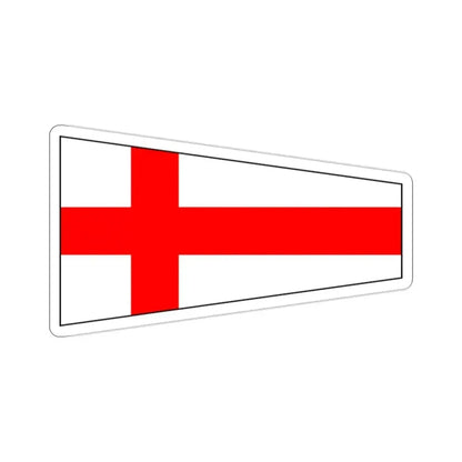 ICS Pennant Eight (International Code of Signals) STICKER Vinyl Die-Cut Decal 2 Inch - The Sticker Space
