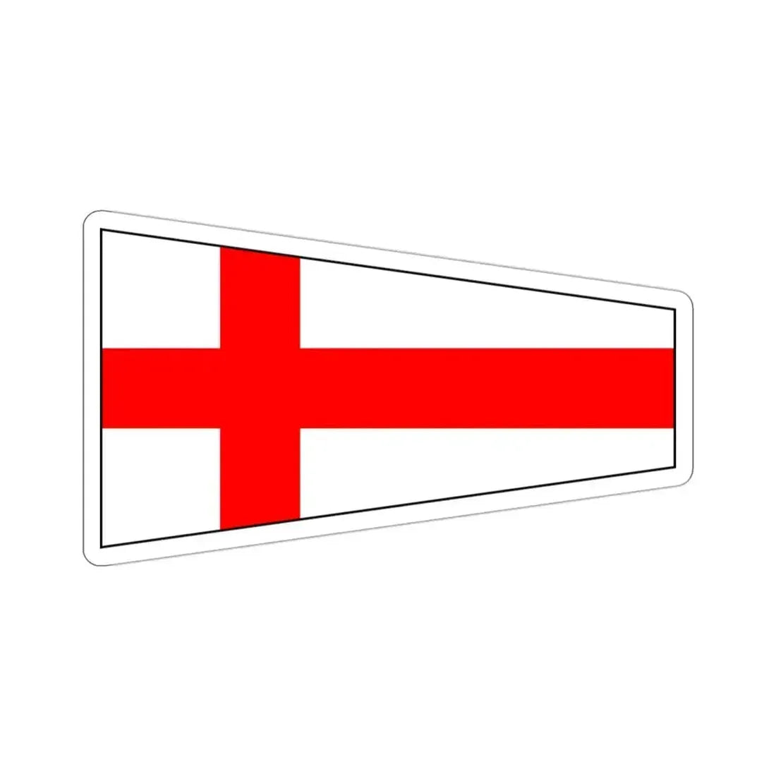 ICS Pennant Eight (International Code of Signals) STICKER Vinyl Die-Cut Decal 3 Inch - The Sticker Space