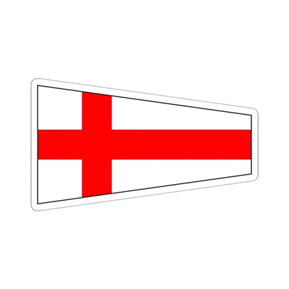 ICS Pennant Eight (International Code of Signals) STICKER Vinyl Die-Cut Decal 3 Inch - The Sticker Space