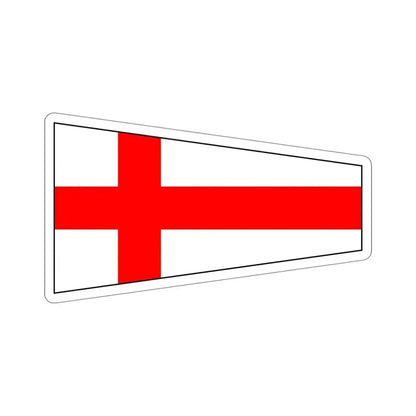 ICS Pennant Eight (International Code of Signals) STICKER Vinyl Die-Cut Decal 5 Inch - The Sticker Space