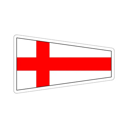 ICS Pennant Eight (International Code of Signals) STICKER Vinyl Die-Cut Decal 6 Inch - The Sticker Space