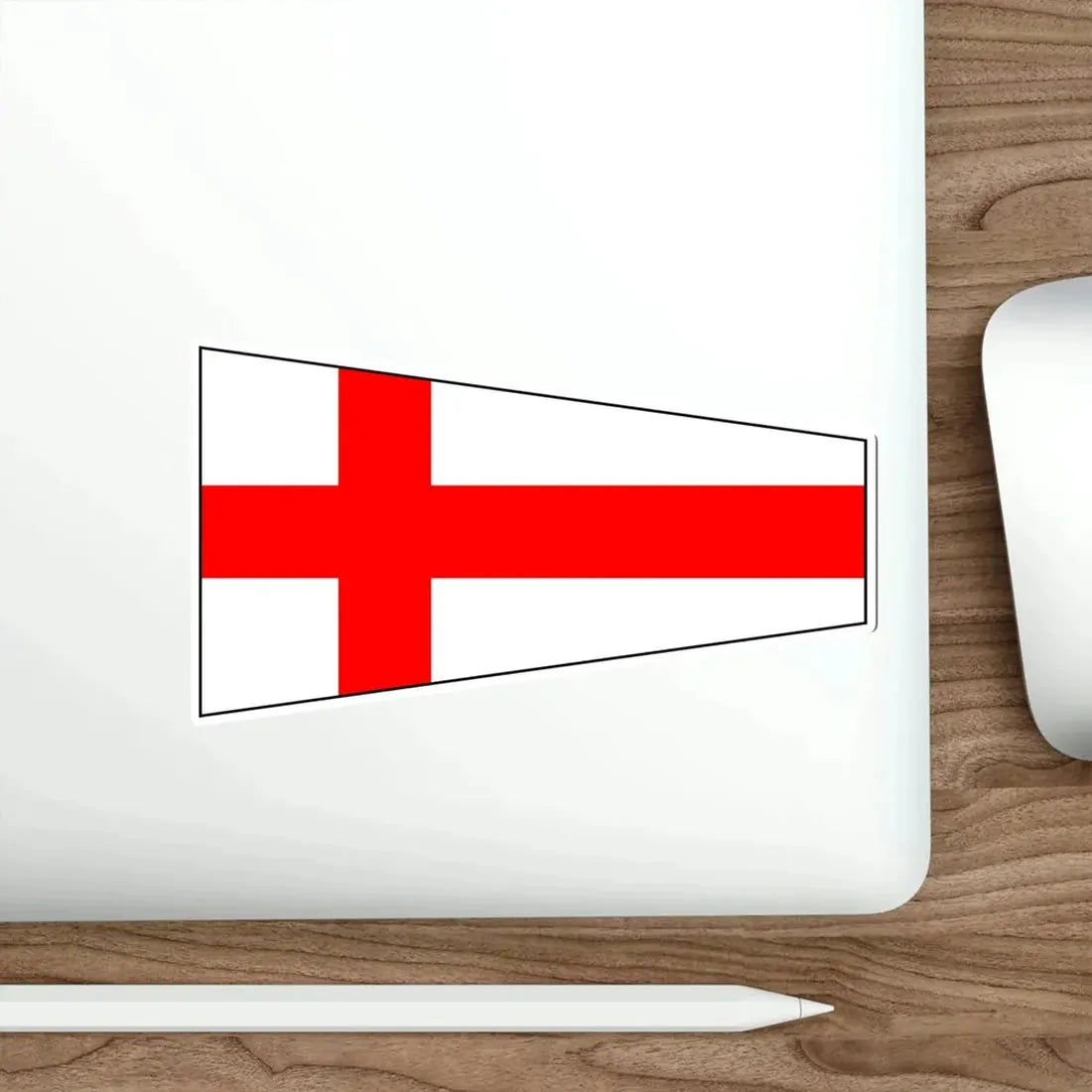 ICS Pennant Eight (International Code of Signals) STICKER Vinyl Die-Cut Decal - The Sticker Space