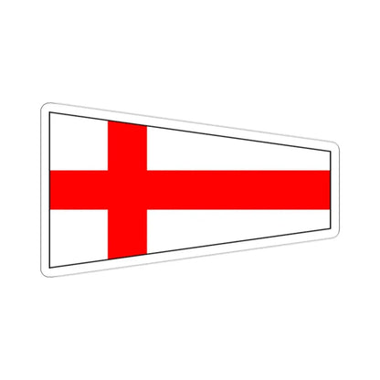 ICS Pennant Eight (International Code of Signals) STICKER Vinyl Die-Cut Decal - The Sticker Space