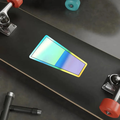 ICS Pennant Five (International Code of Signals) Holographic STICKER Die-Cut Vinyl Decal - The Sticker Space