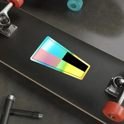 ICS Pennant Niner (International Code of Signals) Holographic STICKER Die-Cut Vinyl Decal - The Sticker Space