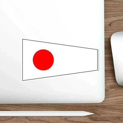 ICS Pennant One (International Code of Signals) STICKER Vinyl Die-Cut Decal - The Sticker Space