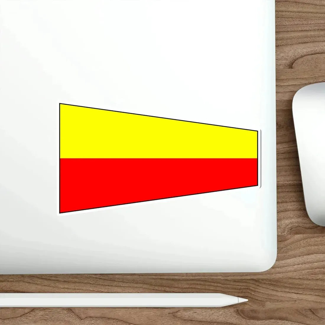 ICS Pennant Seven (International Code of Signals) STICKER Vinyl Die-Cut Decal - The Sticker Space