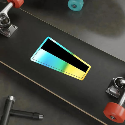 ICS Pennant Six (International Code of Signals) Holographic STICKER Die-Cut Vinyl Decal - The Sticker Space