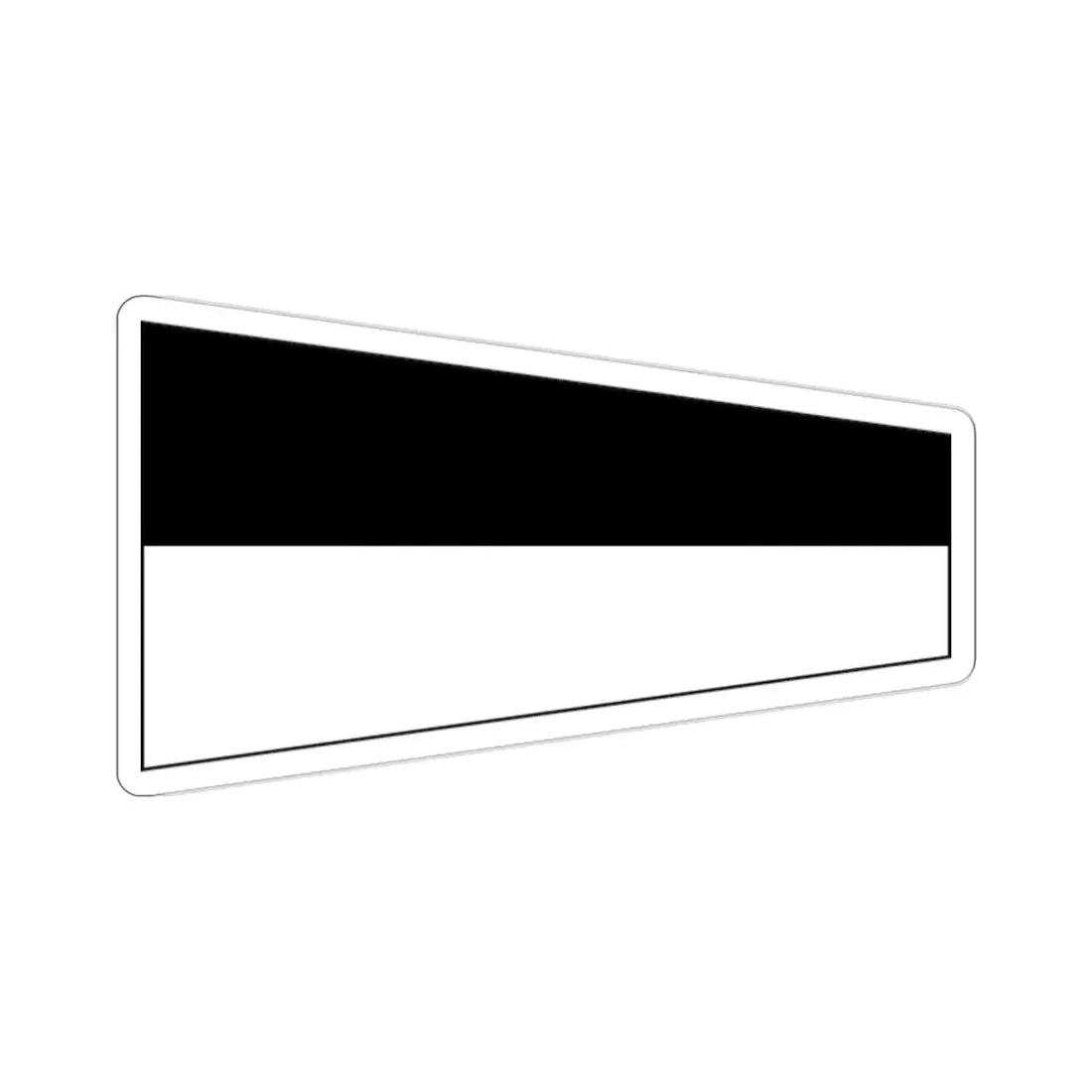 ICS Pennant Six (International Code of Signals) STICKER Vinyl Die-Cut Decal - The Sticker Space