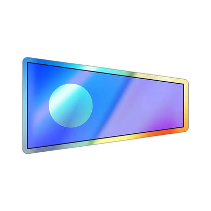 ICS Pennant Two (International Code of Signals) Holographic STICKER Die-Cut Vinyl Decal - The Sticker Space