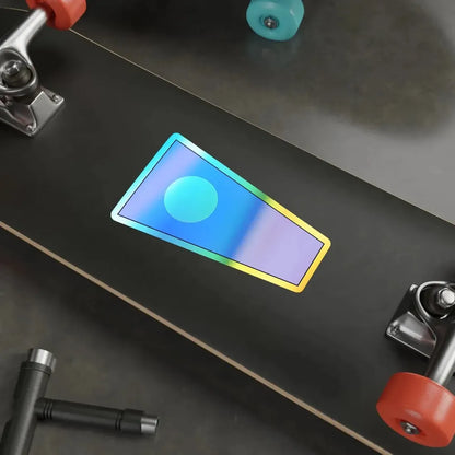 ICS Pennant Two (International Code of Signals) Holographic STICKER Die-Cut Vinyl Decal - The Sticker Space