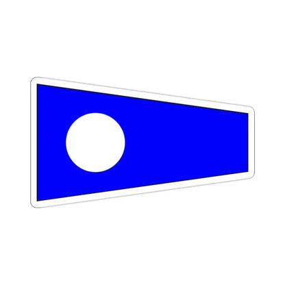 ICS Pennant Two (International Code of Signals) STICKER Vinyl Die-Cut Decal 2 Inch - The Sticker Space