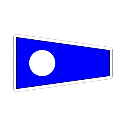 ICS Pennant Two (International Code of Signals) STICKER Vinyl Die-Cut Decal 3 Inch - The Sticker Space