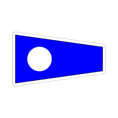 ICS Pennant Two (International Code of Signals) STICKER Vinyl Die-Cut Decal - The Sticker Space