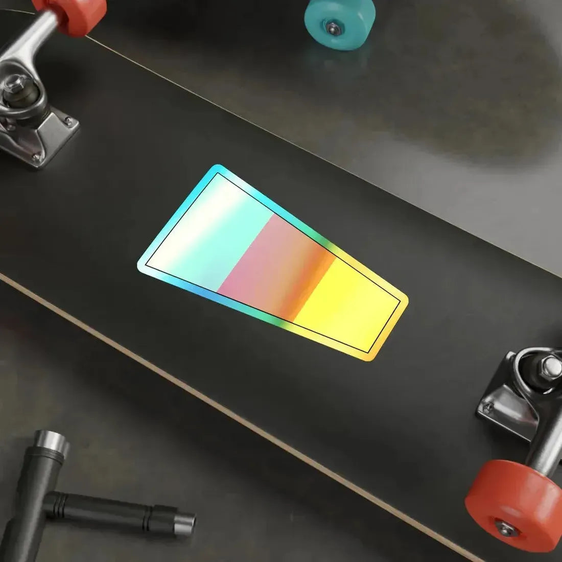 ICS Pennant Zero (International Code of Signals) Holographic STICKER Die-Cut Vinyl Decal - The Sticker Space