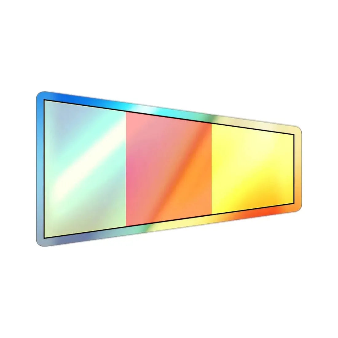 ICS Pennant Zero (International Code of Signals) Holographic STICKER Die-Cut Vinyl Decal - The Sticker Space