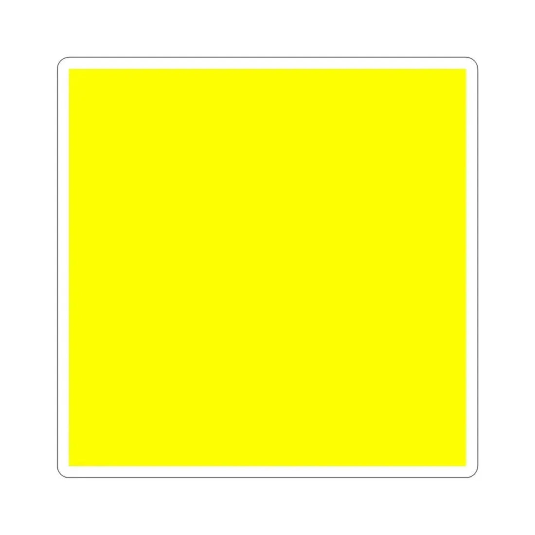 ICS Quebec (International Code of Signals) STICKER Vinyl Die-Cut Decal 5 Inch - The Sticker Space