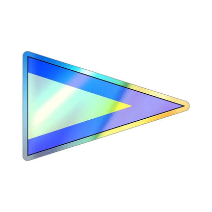 ICS Repeat One (International Code of Signals) Holographic STICKER Die-Cut Vinyl Decal - The Sticker Space