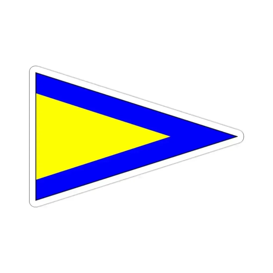 ICS Repeat One (International Code of Signals) STICKER Vinyl Die-Cut Decal 2 Inch - The Sticker Space