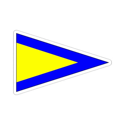 ICS Repeat One (International Code of Signals) STICKER Vinyl Die-Cut Decal 2 Inch - The Sticker Space