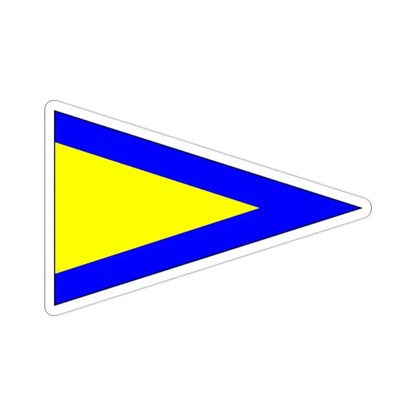 ICS Repeat One (International Code of Signals) STICKER Vinyl Die-Cut Decal 2 Inch - The Sticker Space