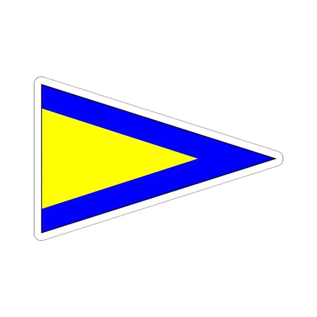 ICS Repeat One (International Code of Signals) STICKER Vinyl Die-Cut Decal 3 Inch - The Sticker Space