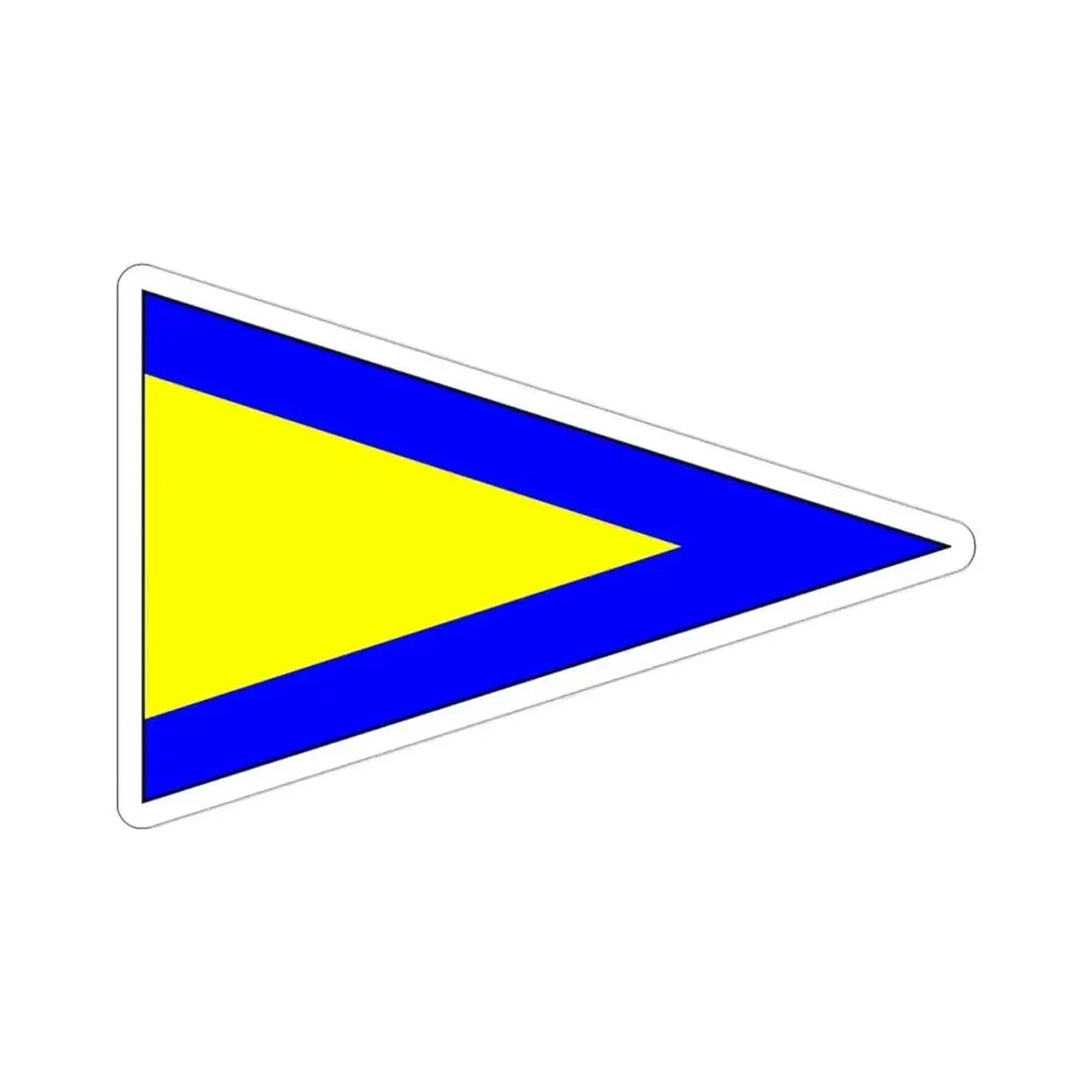 ICS Repeat One (International Code of Signals) STICKER Vinyl Die-Cut Decal 3 Inch - The Sticker Space