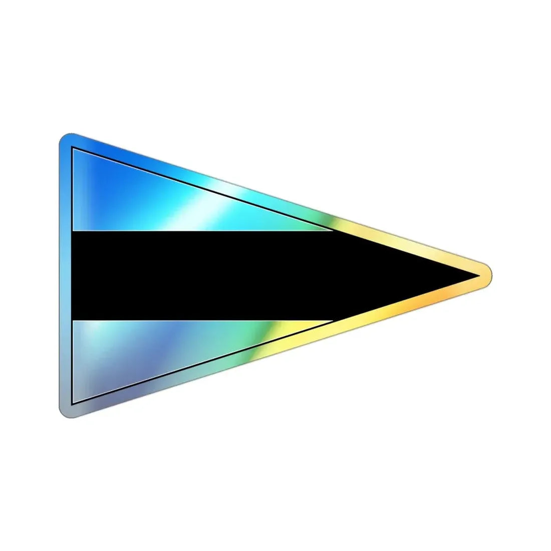 ICS Repeat Three (International Code of Signals) Holographic STICKER Die-Cut Vinyl Decal - The Sticker Space