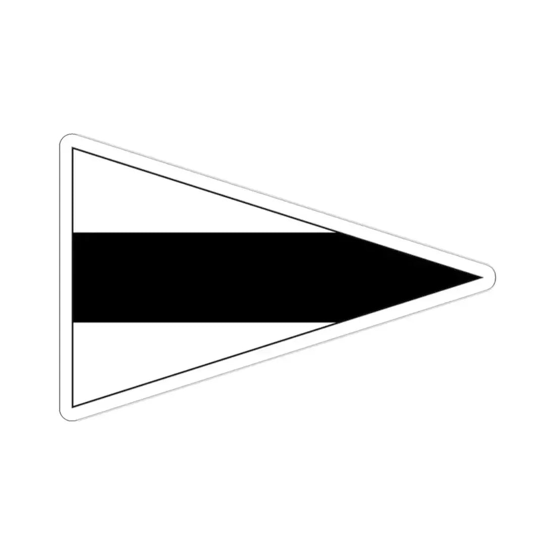 ICS Repeat Three (International Code of Signals) STICKER Vinyl Die-Cut Decal 2 Inch - The Sticker Space