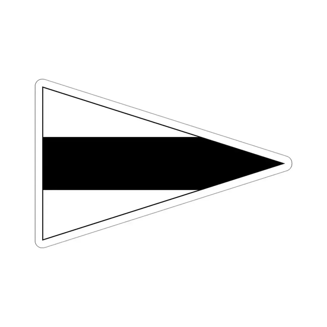 ICS Repeat Three (International Code of Signals) STICKER Vinyl Die-Cut Decal 4 Inch - The Sticker Space