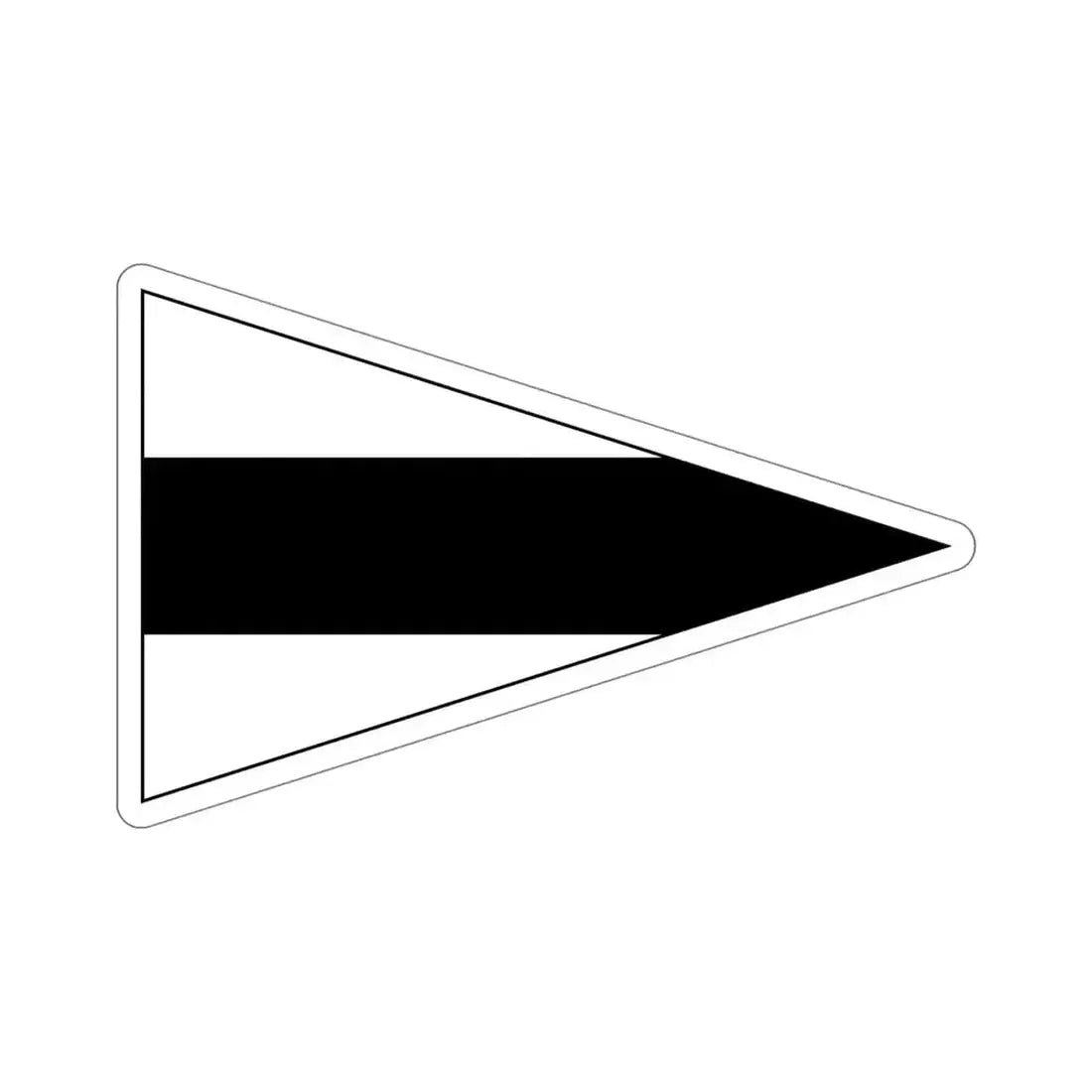 ICS Repeat Three (International Code of Signals) STICKER Vinyl Die-Cut Decal 6 Inch - The Sticker Space