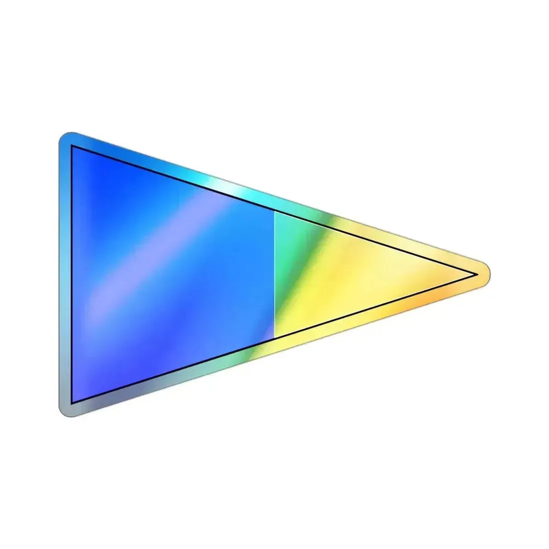 ICS Repeat Two (International Code of Signals) Holographic STICKER Die-Cut Vinyl Decal 3 Inch - The Sticker Space